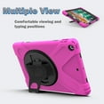thumbnail image 5 of KIQ Shield Series for Apple iPad 6th Generation Cases iPad 5th Generation Case 9.7 Inch Shockproof Drop Protection Cover W/Kickstand A1893 / A1954 iPad Case 6th Generation - Hot Pink, 5 of 12