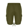 thumbnail image 5 of CYiJun Men's Summer Cargo Shorts,Casual Drawstring Beach Shorts Lightweight Hiking Travel Stretch Shorts with Multi Pockets, 5 of 7