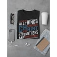 thumbnail image 3 of Through Christ Who Strengthens Men T-Shirt, Male Medium, 3 of 4