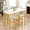 White, variant on LinkRomat 5-Piece Counter Height Dining Set for 4, Artificial Marble Table, 4 PU Cushioned Chairs for Bar, Kitchen, Breakfast Nook, White