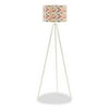 Pink Abstract Shade with Marshmallow Tripod Floor Lamp by Drew Barrymore Flower Kids