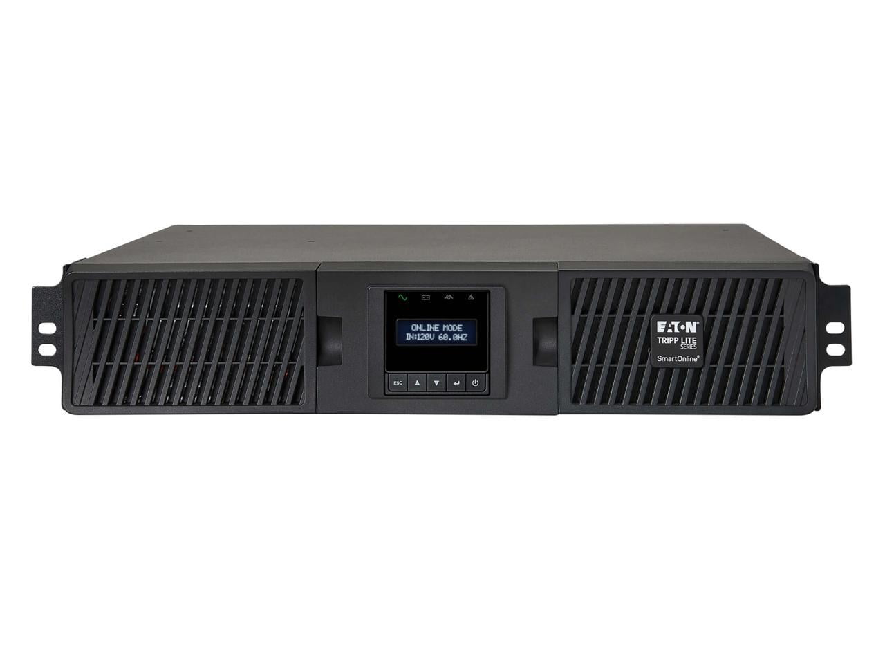 Tripp Lite series SmartOnline 3000VA 2700W 120V Double-Conversion UPS - 7 Outlets, Extended Run, Network Card Included, LCD, USB, DB9, 2U Rack/Tower
