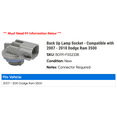thumbnail image 2 of Back Up Lamp Socket - Compatible with 2007 - 2010 Dodge Ram 3500 2008 2009, 2 of 2