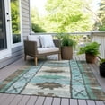 thumbnail image 3 of Dalyn Rugs Machine Washable Indoor/Outdoor Chantille Brown 10' x 14' Rug, 3 of 9