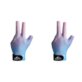 thumbnail image 1 of Juego guantes billar para zurdos actualizados a guantes dedo transpirables para mujeres para billar (XG77 zurdo azul-Rosa S), 1 of 5