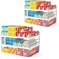Foil and Plastic Wrap Organizer Set of 2, Expanadable Kitchen Pantry