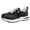 Black, variant on Women's Fashion Platform Sneakers, Side Zipper Thick Heel Shoes for Everyday Comfort