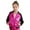 Hot Pink, variant on YEAHDOR Kids Girls Metallic Zip-Up Jacket Coat Outerwear Long Sleeve Tops for Jazz Hip Hop Dance Lake Blue 10