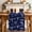 Dark Blue Light Blue, variant on Nautical Ship Table Runner - 36 Inch Long Farmhouse Retro Ocean Coastal Lighthouse Map Cotton and Linen Blended Dress Scarves Farmhouse Table Runner for Kitchen Dining, Coffee Table, 13" x 36"