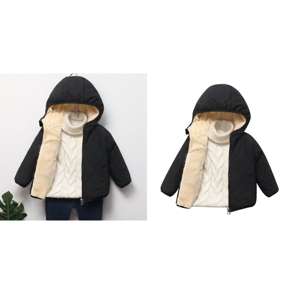 Kids Baby Girls Winter Coat,Kids Puffer Coat Hooded Jacket Thicken Windproof Zipper Warm Outwear for Baby Girls Baby Girl Jacket Baby Girl Winter Clothes