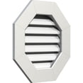 thumbnail image 2 of Ekena Millwork 14"W x 14"H Octagonal Gable Vent (19"W x 19"H Frame Size) Functional, PVC Gable Vent with 1" x 4" Flat Trim Frame, 2 of 14