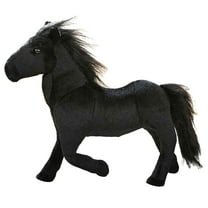 Apmemiss Boy Gifts Clearance Sale Simulated Horse Doll Plush Toy Christmas Gift for Kids Warehouse Clearance, Black