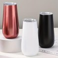 thumbnail image 3 of 6oz Insulated Stainless Steel Wine Tumblers Double Wall Vacuum Coffee Mug Outdoor Camping Adventures, 3 of 5