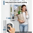 thumbnail image 4 of TEEHO TE002 Cerradura de puerta con huella digital - Cerradura de puerta de entrada sin llave - Cerrojo con teclado electrónico - Cerraduras inteligentes para puerta delantera - Cerradura automática -, 4 of 5