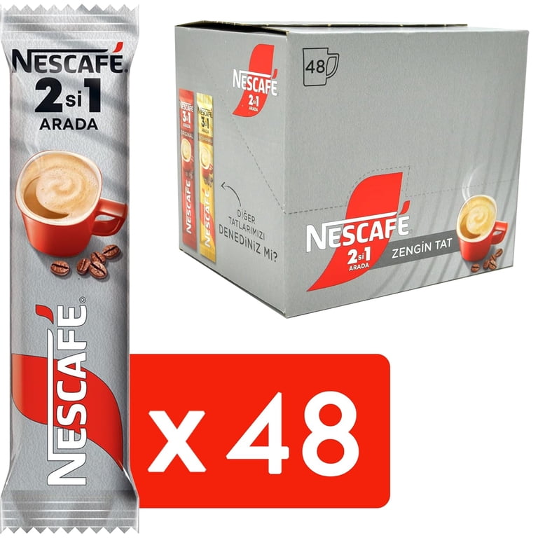NESCAF√â, 2 in 1 Unsweetened Coffee Mix, 56 x 10g Packs