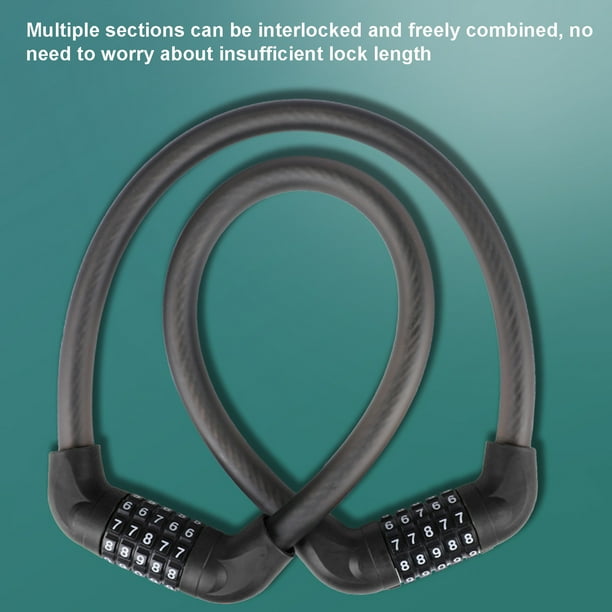 Cadenas Code 4 Chiffres Câble Antivol à Combinaison Walfort - Antivol De Vélo Sûr Et Pratique Cadena A Code