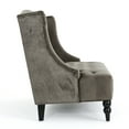 thumbnail image 6 of GDF Studio Loveseat, Gray, 6 of 7