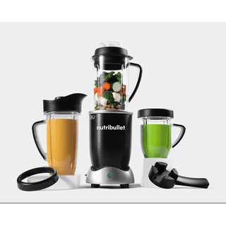 NutriBullet Blender 1200W 64oz Pitcher and 64 Oz Pitcher Accessory Bundle –  Powerful Stainless Steel Blade Crushes Through Ingredients for Smoothies