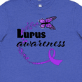 thumbnail image 4 of Inktastic Lupus Awareness butterfly ribbon Youth T-Shirt, 4 of 5