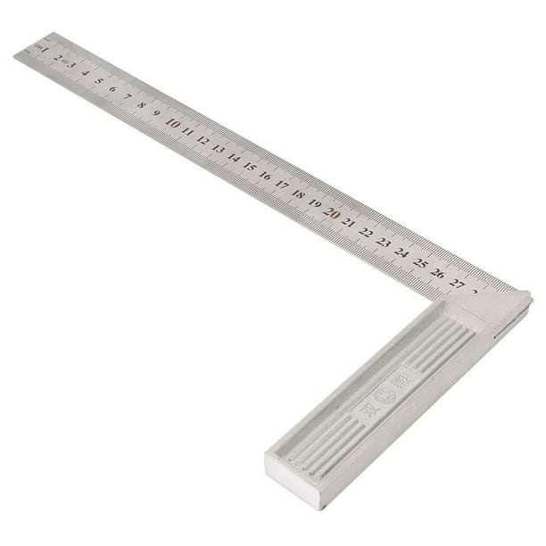 OTVIAP 30cm / 11.8in Aluminum Alloy 90 Degree Straight Edge Ruler ...