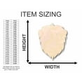 thumbnail image 2 of Unfinished Wood Lion Head Shape - Animal - Wildlife - Craft - up to 46" DIY 24" / 1/8", 2 of 3