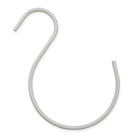 NAHANCO 7" White Jean Hooks - 12 Count