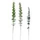thumbnail image 5 of Hoja de eucalipto individual, hoja de dinero, decoración de boda, simulación de planta verde, flor artificial de eucalipto, 5 of 5