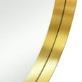 thumbnail image 4 of Empire Art Direct Ultra 30" Round Wall Mirror in Brushed Gold with Stainless Steel Frame, 4 of 11