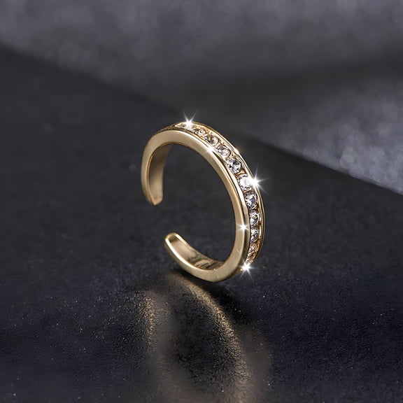 DESIGNICE Toe Rings for Women Adjusted Zirconia Ring Toe Rings Set Beach Foot Jewelry for Summer Stylish Open Toe Joint Tail Rings