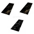 thumbnail image 1 of 3 Piezas de Alfombra de de Mármol, Alfombra , Alfombra de Entrada, Felpudo Negro, 1 of 9