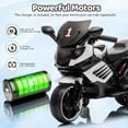 thumbnail image 6 of 6V Kids Motorcycle with Training Wheels, Electric Ride-On Toy with Music & Headlight, Toddler Bike Gifts for Boys Girls Ages 3-6, 6 of 9
