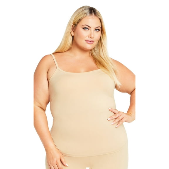 Avenue Women's Plus Size Essential Cotton Knit Cami