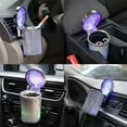 thumbnail image 2 of Car Ashtray With LED Light Air Vent  Cigar  Tray Container Smoke  Cylinder Smoke Cup Holder, 2 of 8