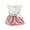 White Pink, variant on Bagilaanoe 2pcs Toddler Baby Girls Short Pants Set Flying Sleeves Ribbed Tank Tops + Shorts with Belt 9M 12M 18M 24M 3T 4T Kids Casual Summer Outfits