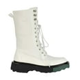 thumbnail image 3 of XY London Womens Blakely Biker Ankle Boots, 3 of 4