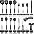 thumbnail image 2 of Master Chef’s Choice Ladle Spoon, Silicone Large Spoon for Soup, Heat-resistant, Stainless Steel Handle, Easy to Clean, Non Stick Kitchen Utensils, For Your Cooking Mastery, 2 of 7