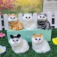 thumbnail image 5 of Lifelike Interactive Plush Kitten Toy with Realistic Sounds and Multiple Cute Actions for Decoration and Gifting, 5 of 7