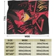 thumbnail image 3 of Hazbin Song Dance Hotel Throw Blanket Fleece Blanket Warm Sofa Blankets Queen Size Blankets for All Season Modern Blankets for Hotel Portable Outdoor Blankets for Hiking 40x50, 3 of 6