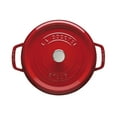 thumbnail image 3 of STAUB La Cocotte 6.75 L Cast Iron Round Cocotte, Cherry, 3 of 11