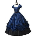 thumbnail image 3 of Women's Gothic Victorian Rococo Dress Civil War Southern Belle Tea Party Ball Gown Medieval Evening Dress, 3 of 7