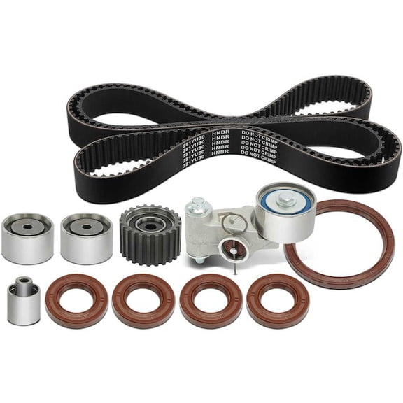 Timing Belt Kit 11 - Compatible with 2004 - 2013 Subaru Forester 2.5L H4 Turbocharged 2005 2006 2007 2008 2009 2010 2011 2012