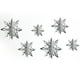 thumbnail image 2 of Matsuzay 18 piezas de decoraciones de copos de nieve colgantes de Navidad 3D holográfica en escamas ventana de pared colgador de árbol de Navidad Kits de decoración para fiestas Matsuzay HA038135-00, 2 of 6
