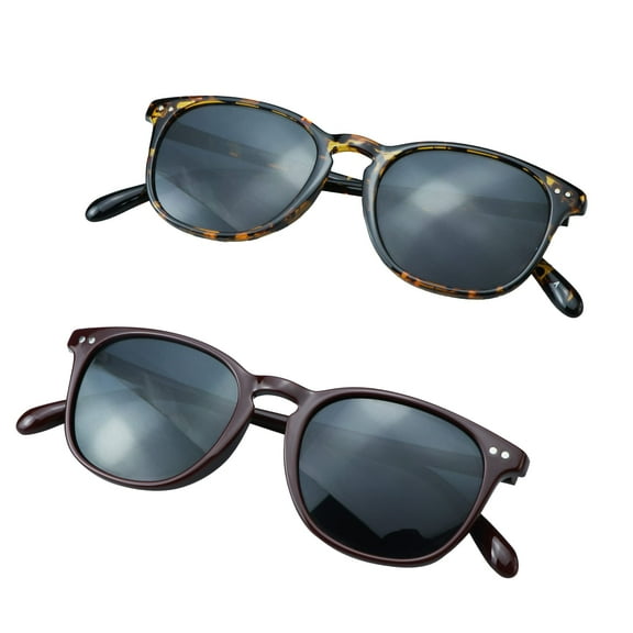 2 Pairs Polarized Sunglasses with UV400 Protection Lens for Women,Trendy Driving Sun Glasses Shades