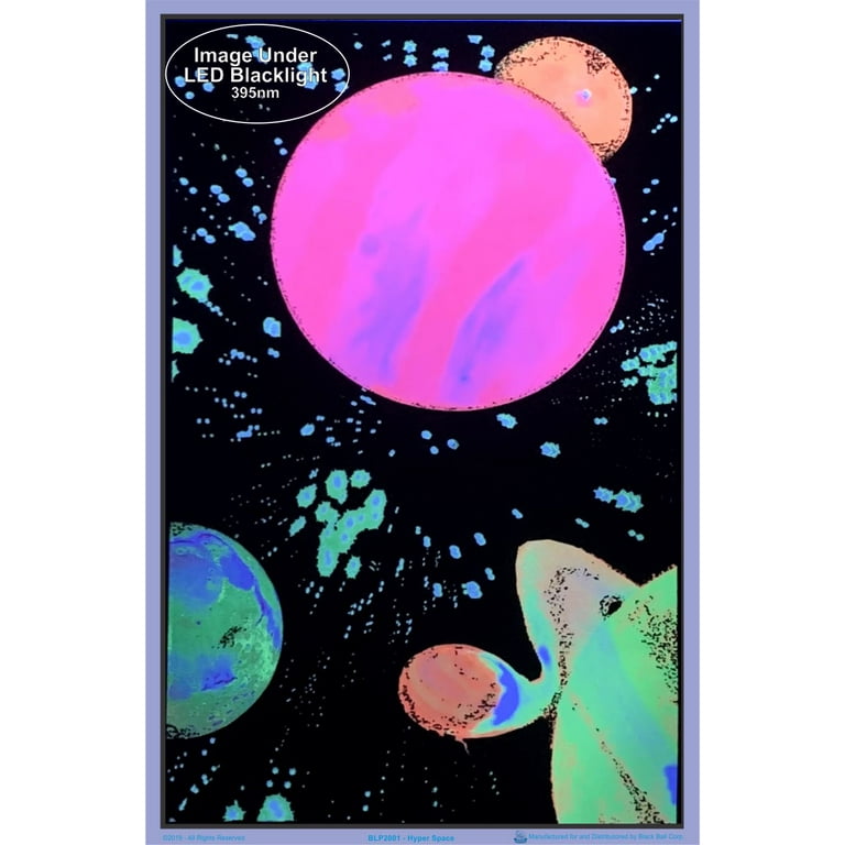 Hyperspace Black Light Poster 23 x 35 Walmart