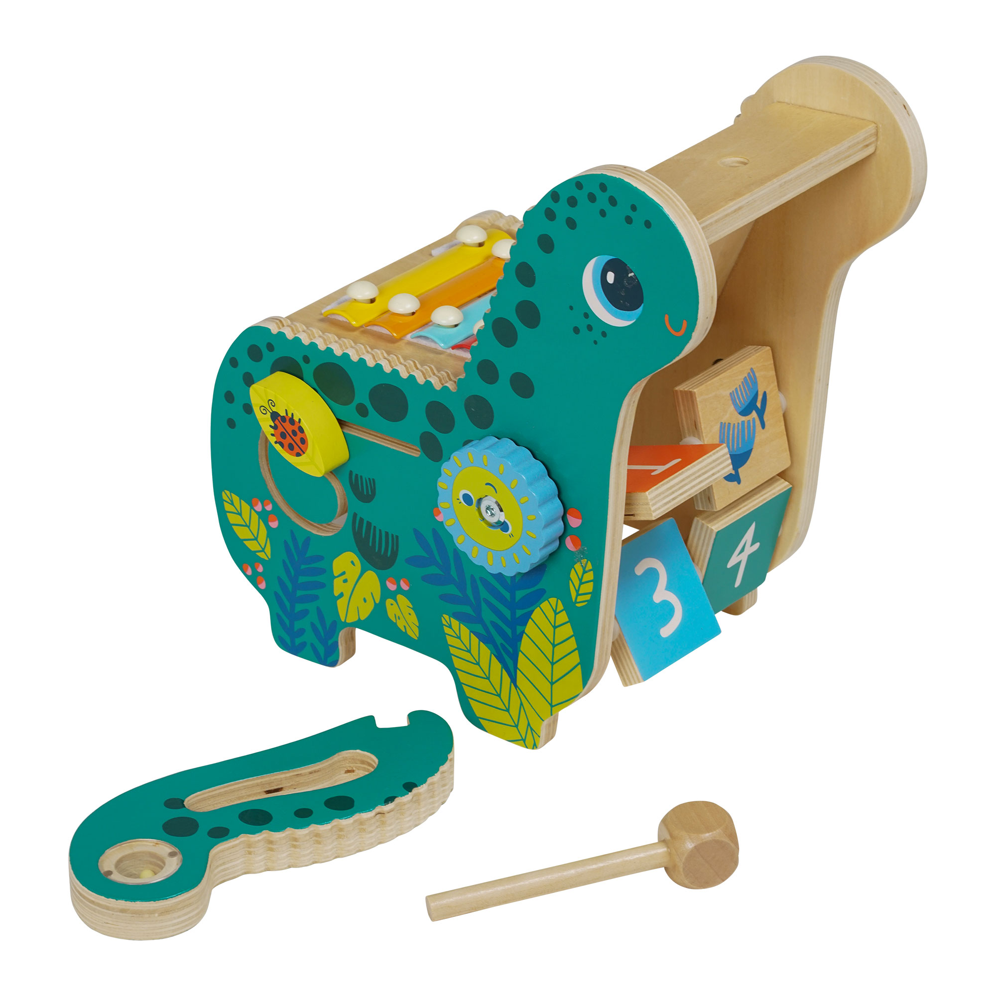 Manhattan Toy Musical Diego Dino Wooden Instrument Toy photo 7
