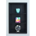 thumbnail image 2 of 14x24 Black Sloane Wall Niche with beadboard back, 2 of 2