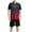 c01Red, variant on USNSM (M-5XL) Big and Tall Men's Quick Dry Lightweight Crew Neck Workout Short Sleeve Running Gym Athletic T-Shirts and Short Sets Blue XXXL