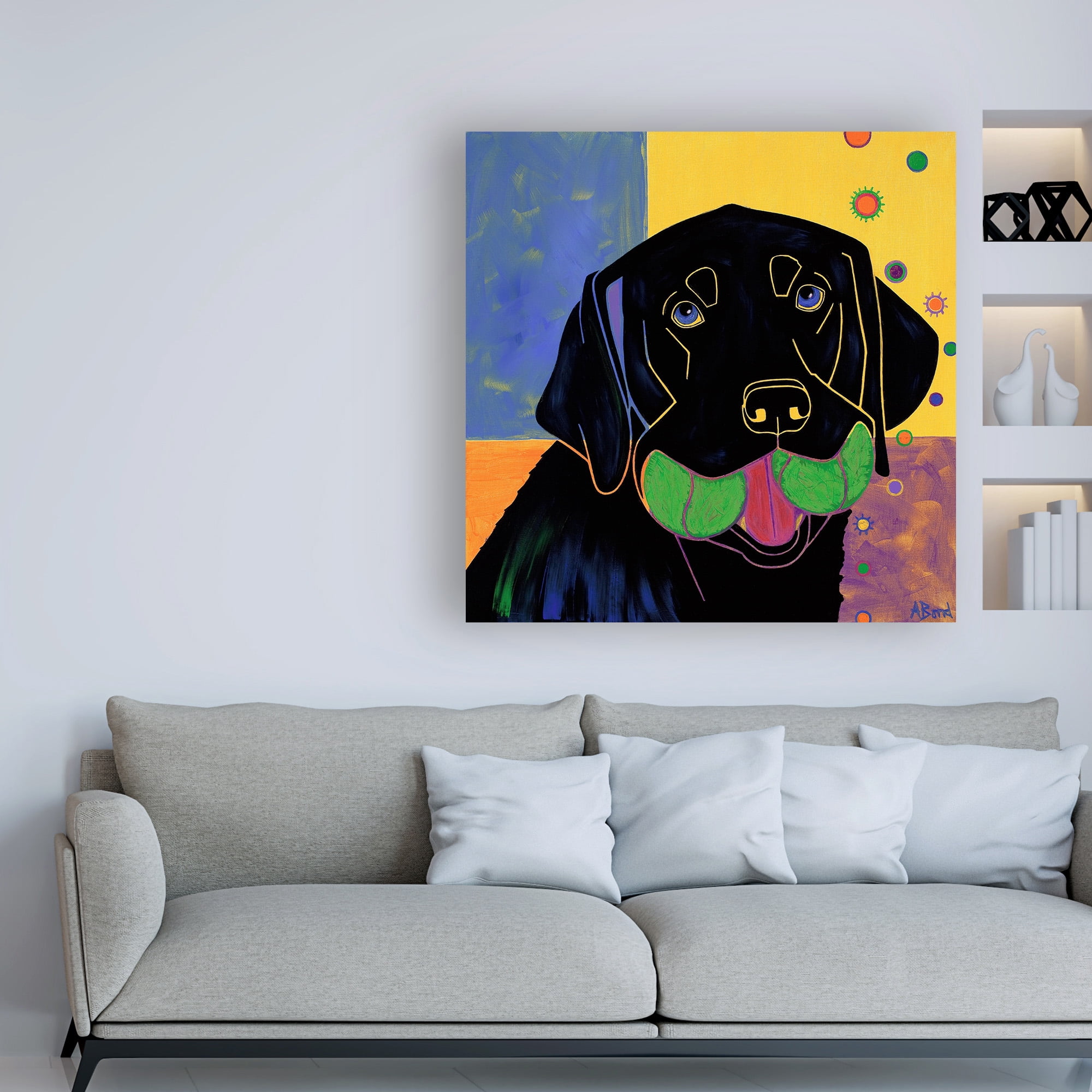 Trademark Fine Art 'Baller' Canvas Art by Angela Bon