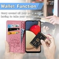 thumbnail image 4 of case for Samsung Galaxy A22 4G (Not 5G) Cartoon Girl Wallet Case,Cat Dog Style Flip Phone Cover with ID Card Holder & Kickstand PU Leather Magnetic Clasp Cases for Samsung Galaxy A22 4G MG Pink, 4 of 14