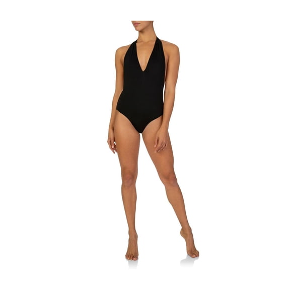 Stella McCartney Women's Ballet One Piece Swimwear, Black/Cream, Medium